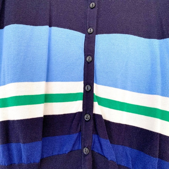 🎉Host Pick🎉 H&M striped buttoned short sleeve sweater cardigan size small NWOT - Picture 3 of 3